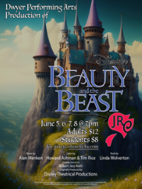 Dwyer Musical Theatre Proudly Presents Beauty and the Beast Jr. poster