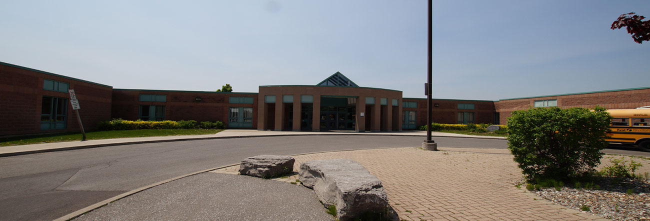 exterior of high school